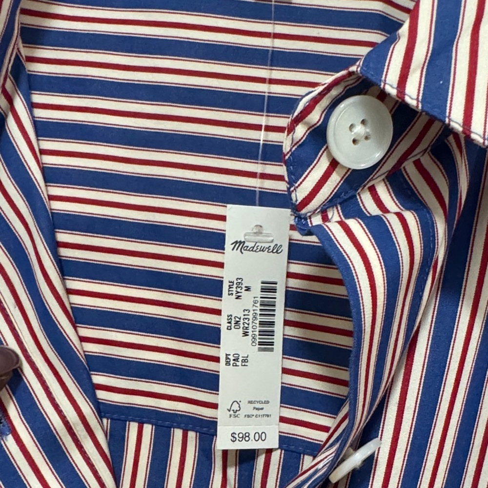 Striped Button-Up 👚 - Picture 5 of 5